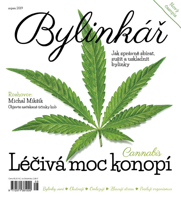 Bylinkář 8/2019 - Léčivá moc konopí