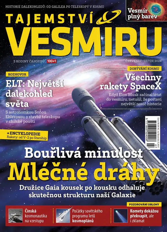 Tajemství vesmíru 7-8/2024 - Bouřlivá minulost Mléčné dráhy