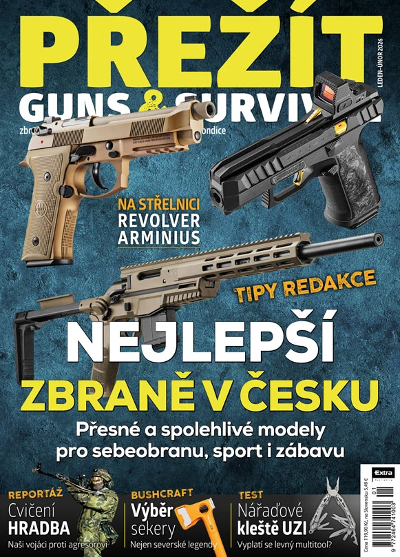 Přežít 1-2/2026 - Nejlepší zbraně v Česku