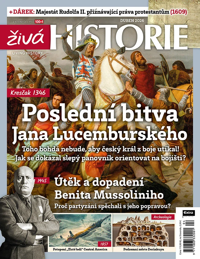 Živá historie 4/2026 - Poslední bitva Jana Lucemburského