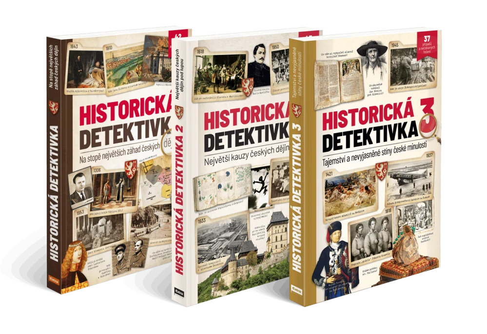 Komplet: Historická detektivka 1, 2, a 3