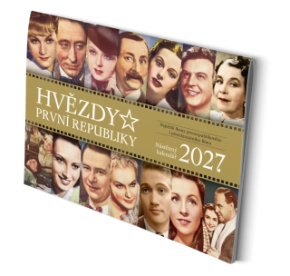 Nástěnný kalendář na rok 2027 (Hvězdy první republiky)