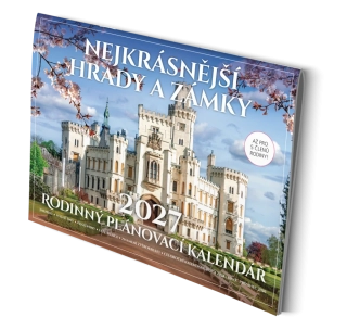 Rodinný plánovací kalendář na rok 2027 (Nejkrásnější hrady a zámky)