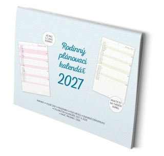 Rodinný plánovací kalendář na rok 2027